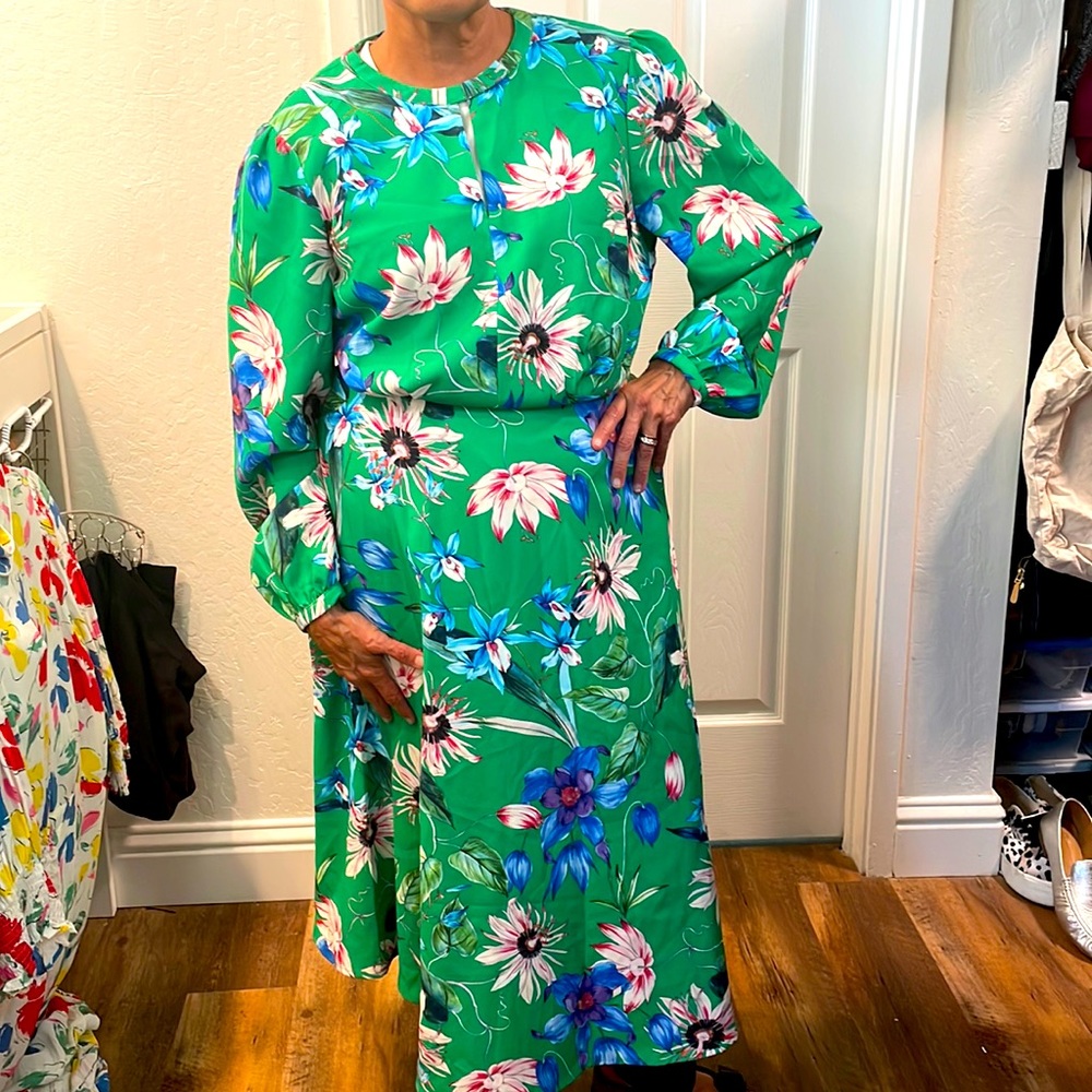 Beautiful botanical dress